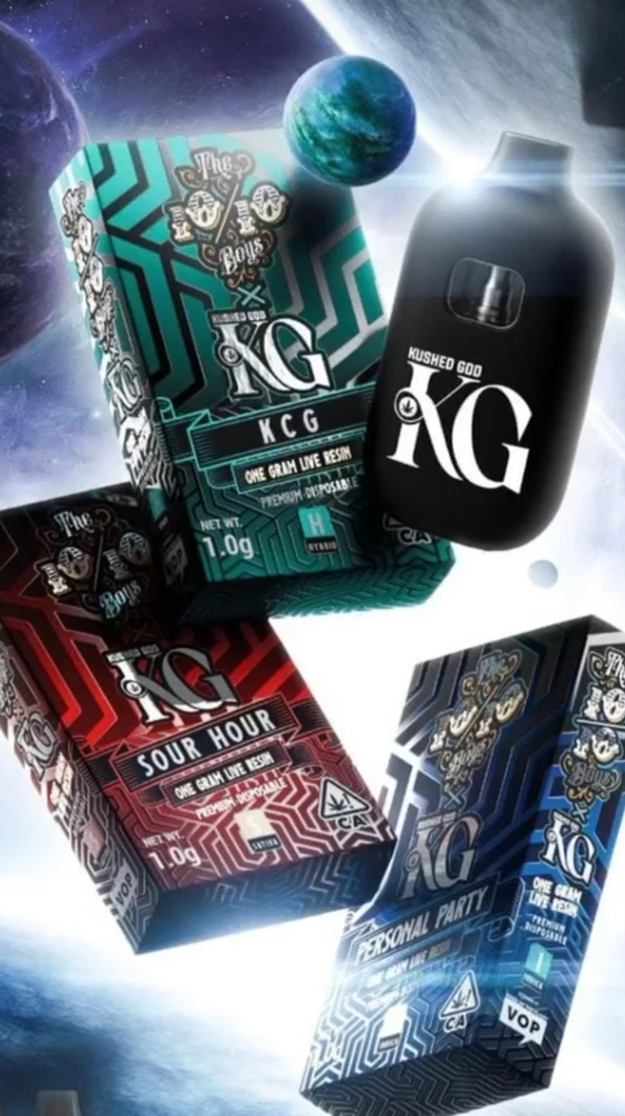 10/10 Boys X Kushed God – 1G Live Resin