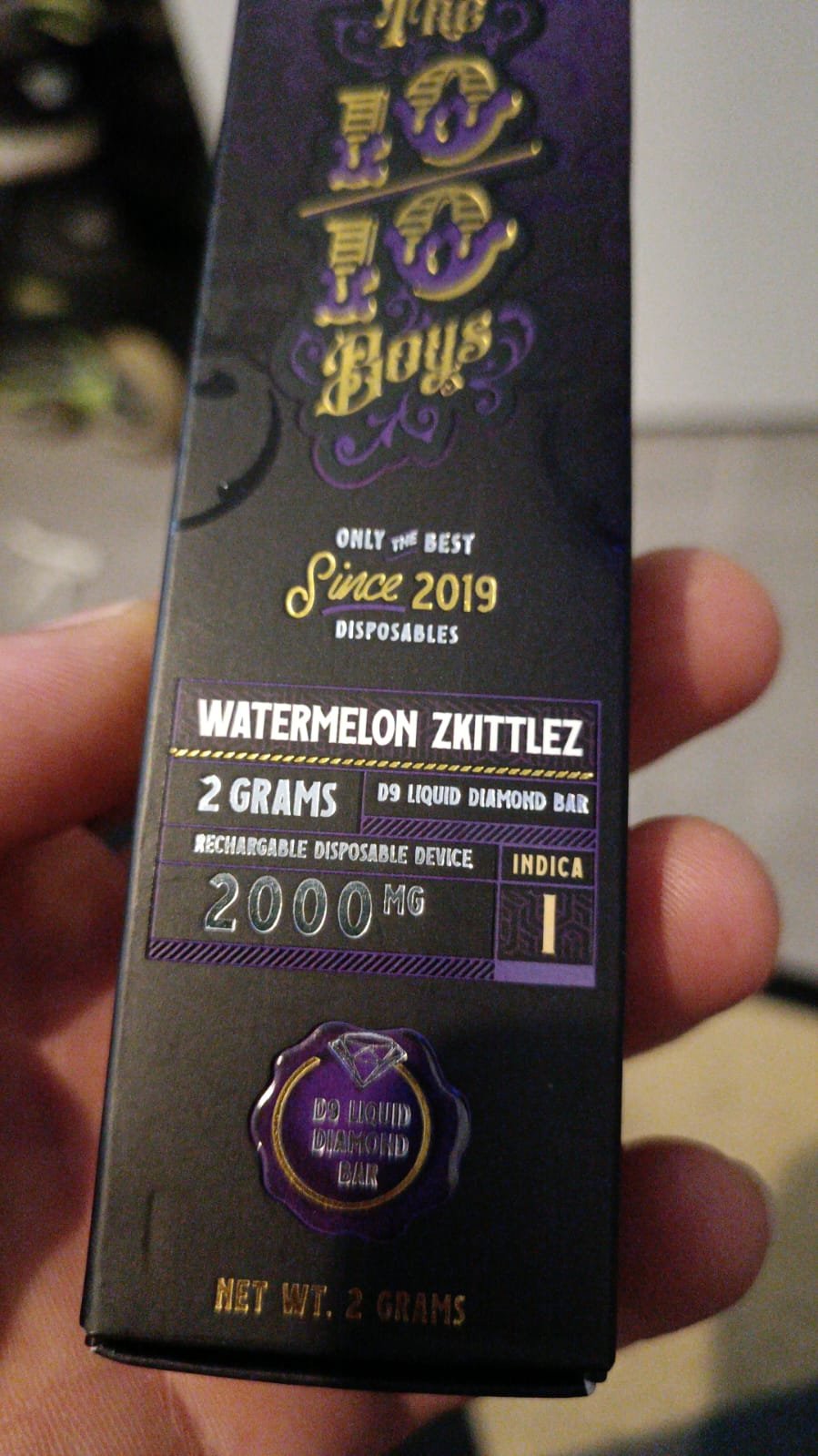 The 10/10 Boys WATERMELON ZKITTLEZ 2 GRAMS